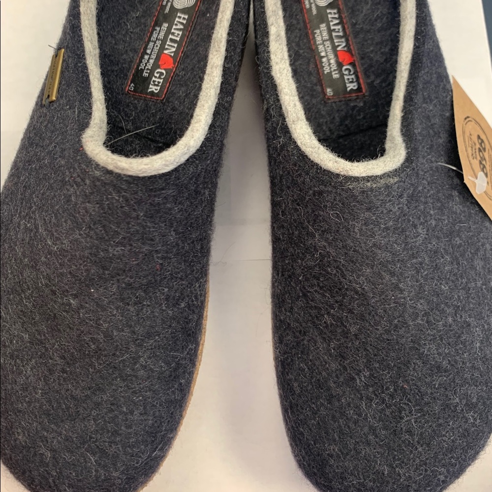 Haflinger Grizzly Kris Charcoal Clogs size 9